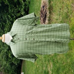 LL Bean Men's short sleeve casual shirt.